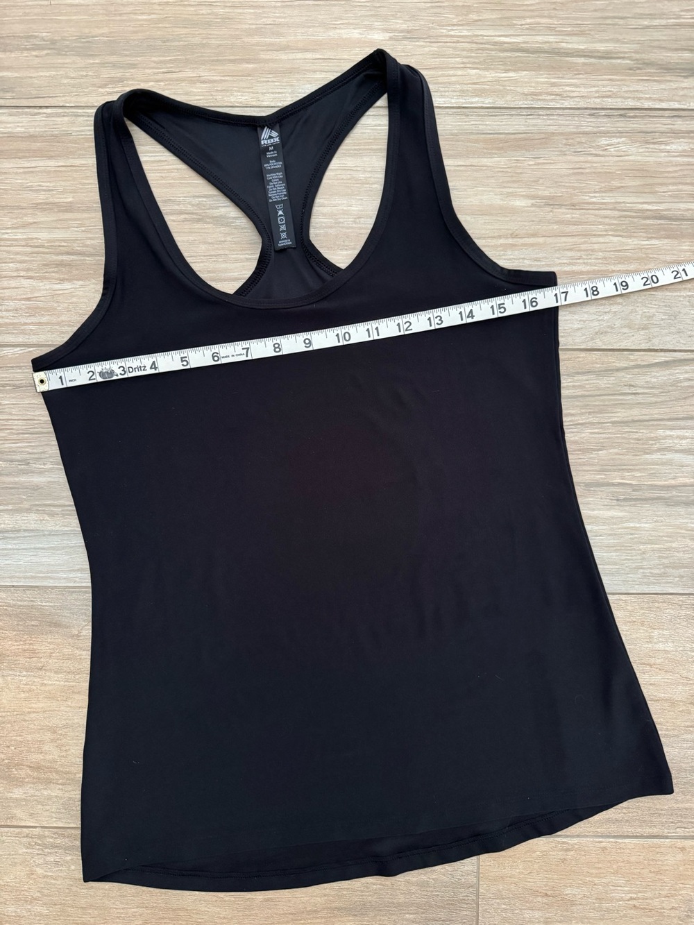 RBX Racerback Active Tank Black Size Medium - Picture 4 of 5